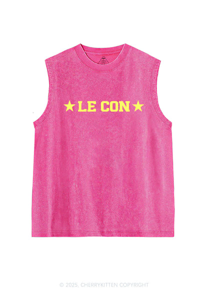 Le Con Y2K Washed Muscle Tank Cherrykitten