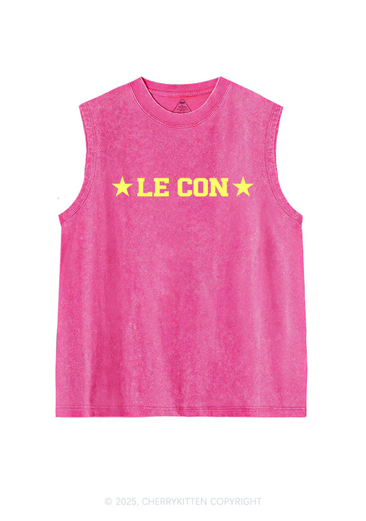 Le Con Y2K Washed Muscle Tank Cherrykitten