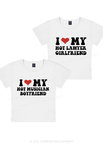 Custom My Hot Lawyer GF Y2K Valentine's Day Baby Tee Cherrykitten