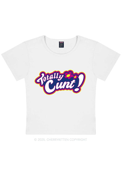 Totally Cxxt Y2K Baby Tee Cherrykitten