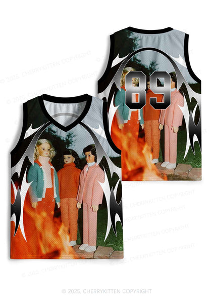 Custom Doll Flame Y2K Sport Jersey Tank Cherrykitten