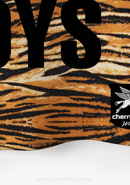 I Peg Good Boys Tiger Stripe Y2K Crop Sport Jersey Shirts Cherrykitten