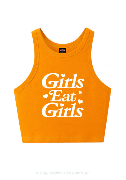 Girls Eat Girls Pride Y2K Crop Tank Top Cherrykitten