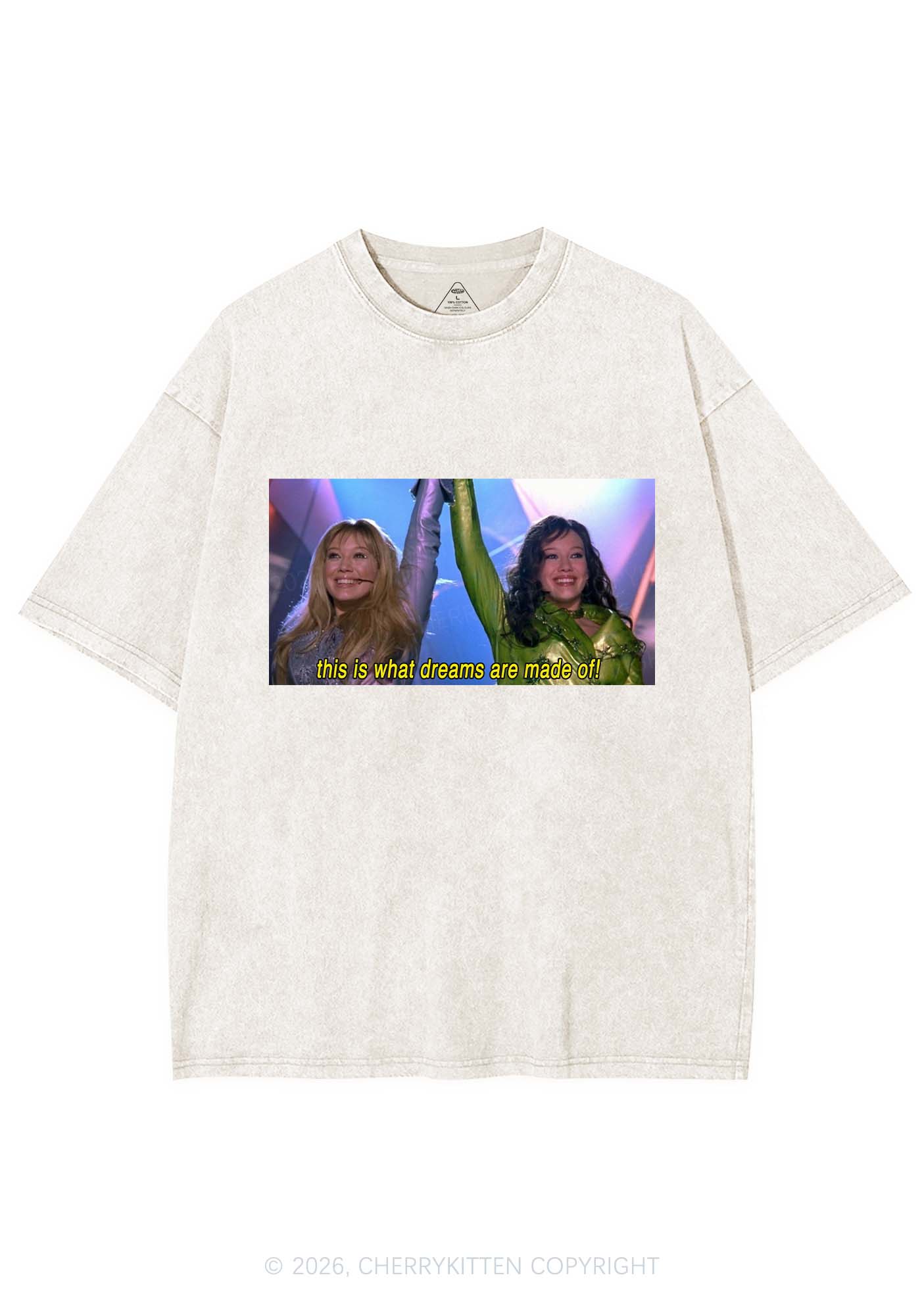 This Is What Dreams Are Y2K Shirts Washed Tee Cherrykitten