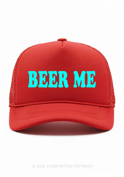 Beer Me Y2K Trucker Hat Cherrykitten
