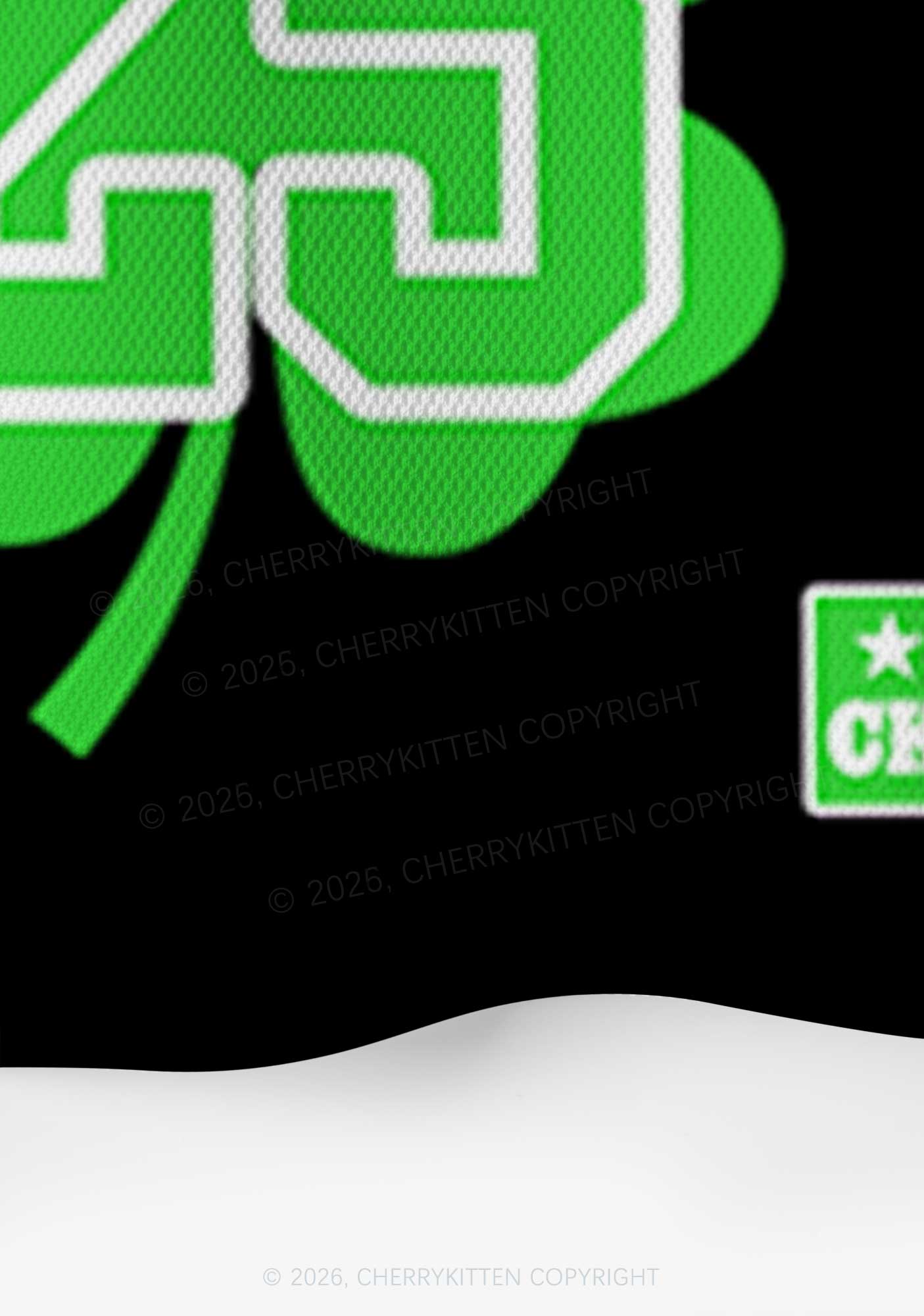 Custom Lucky Horseshoe St Patricks Y2K Crop Sport Jersey Shirts Cherrykitten