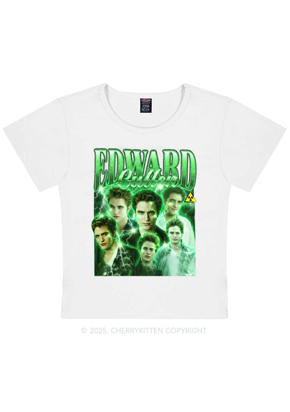 EC Green Lightning Y2K Baby Tee Cherrykitten