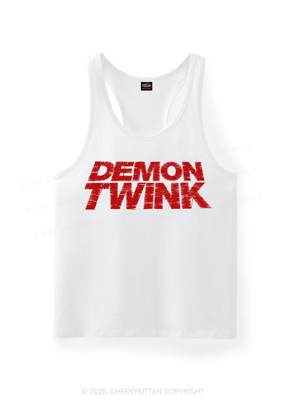 Demon Twink Pride Y2K Men Racerback Tank Top Cherrykitten