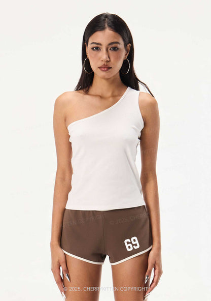 Wine Me Dine Me Y2K Booty Shorts Cherrykitten