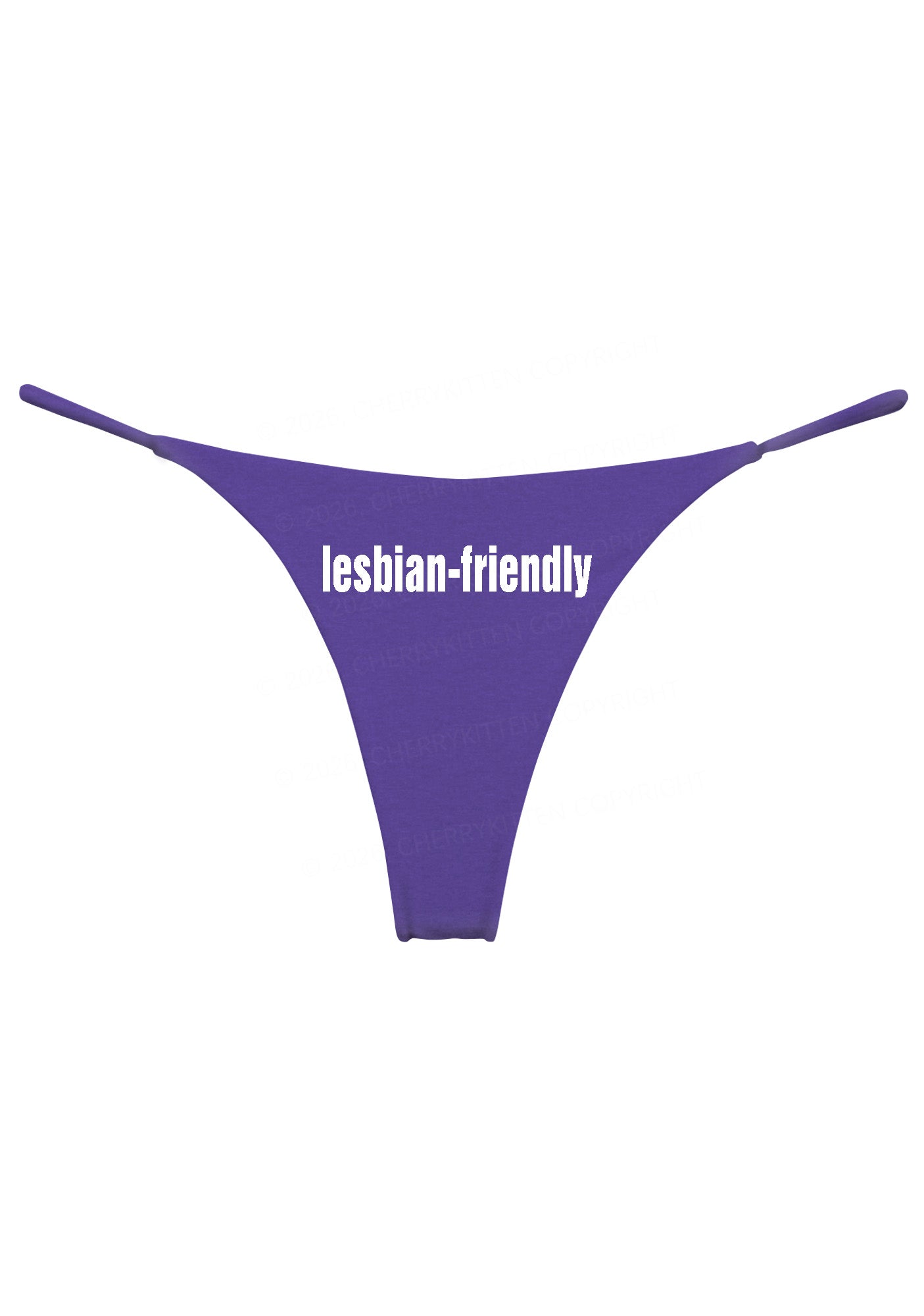 Lesbian Friendly Pride Y2K Bikini String Thong Cherrykitten