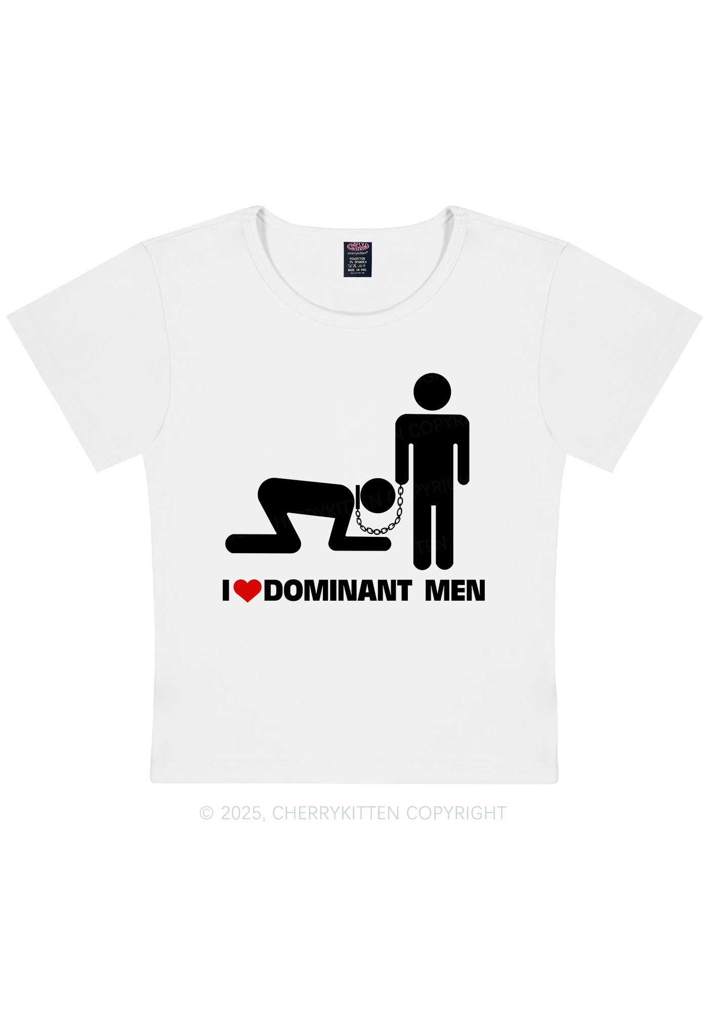 Love D Men Pride Y2K Baby Tee Cherrykitten