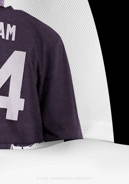 Hockey Player GG Y2K Crop Sport Jersey Shirts Cherrykitten