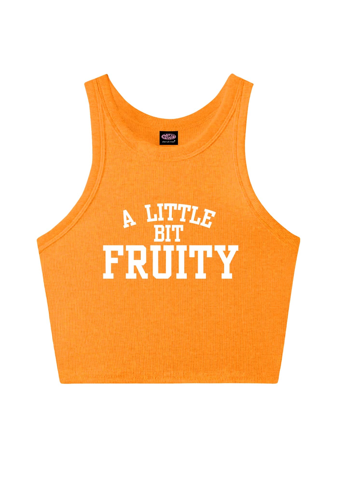 A Little Bit Fruity Pride Y2K Crop Tank Top Cherrykitten