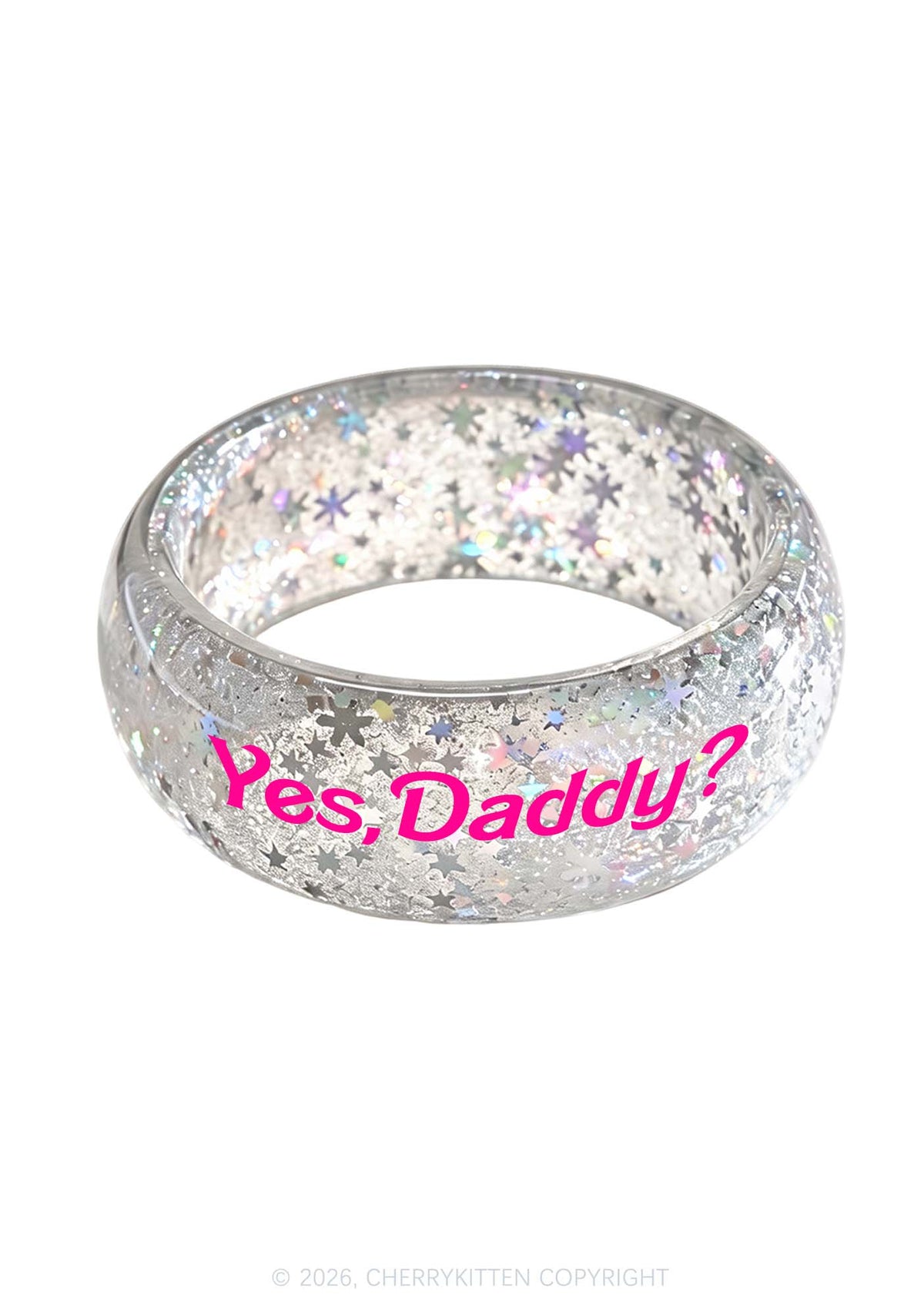 Yes Daddy Y2K Cuff Bangle Cherrykitten