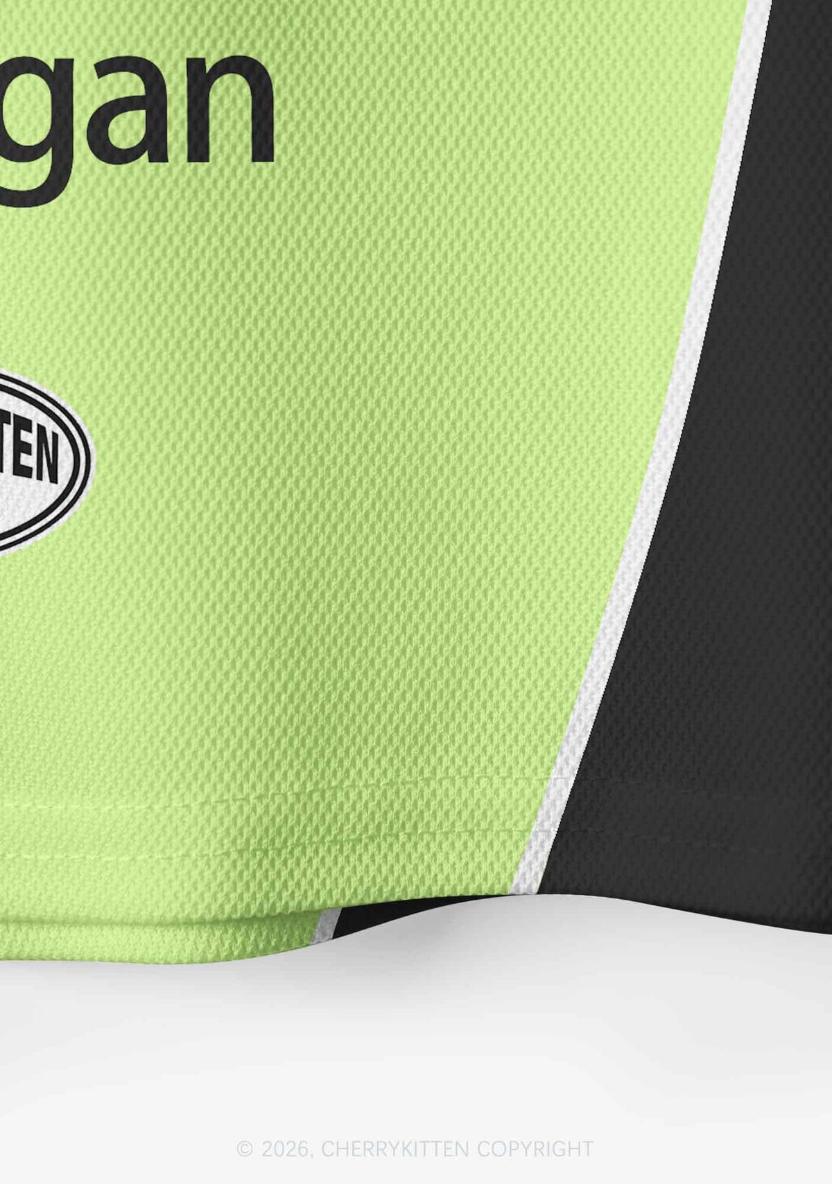 Eat Puxxy Its Vegan Y2K Crop Sport Jersey Shirts Cherrykitten