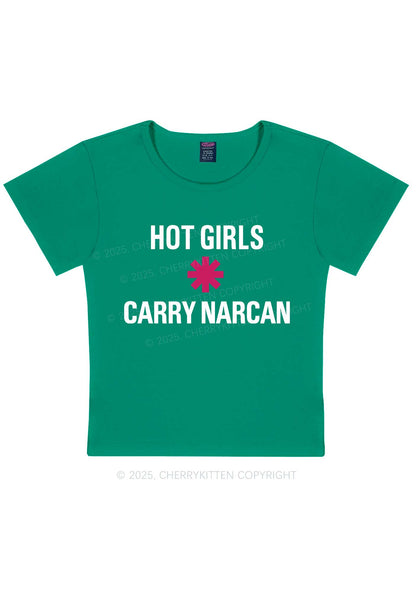 Hot Girls Carry Nxrcan Y2K Baby Tee Cherrykitten