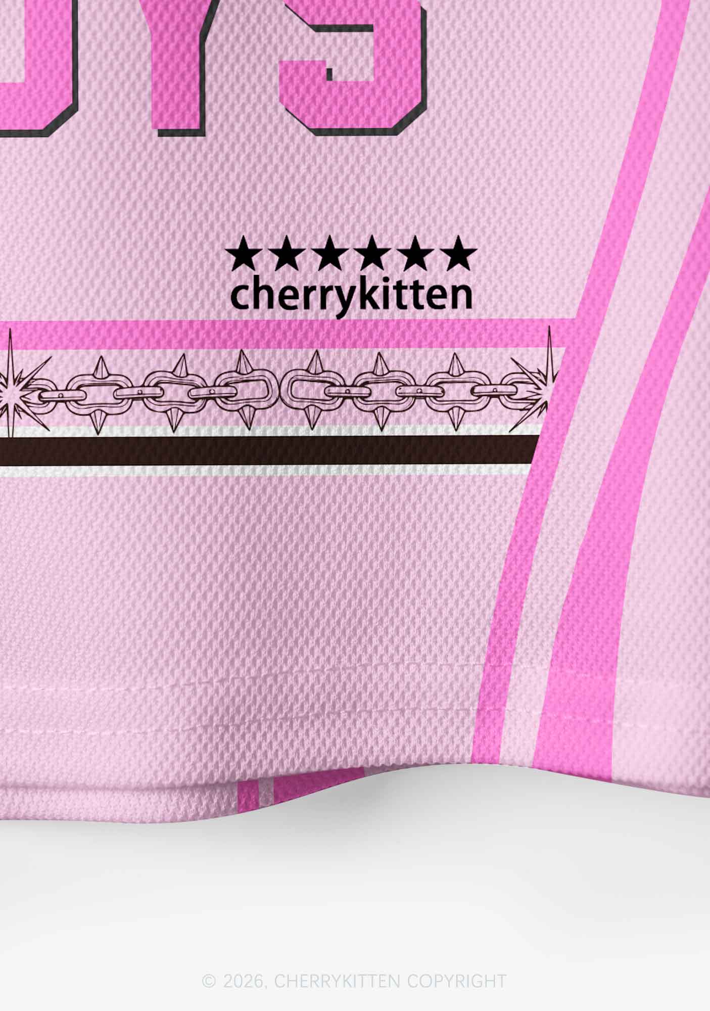 Boys Will Be Toys Y2K Crop Sport Jersey Shirts Cherrykitten