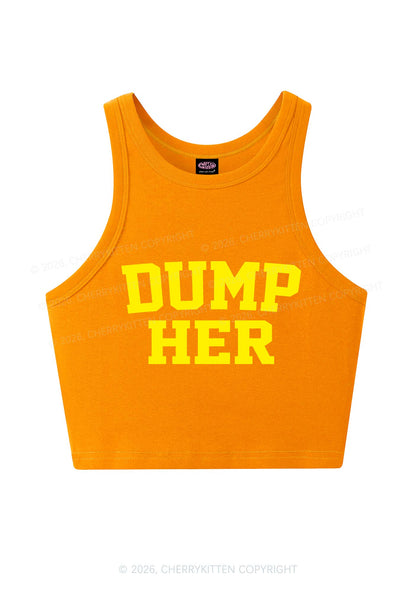 Dump Her Y2K Crop Tank Top Cherrykitten