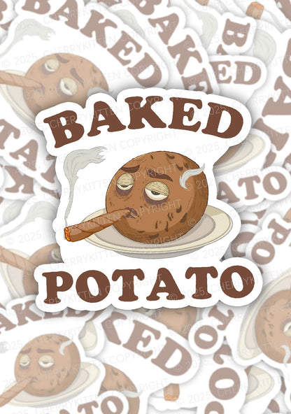 Baked Potato 1Pc Y2K Sticker Cherrykitten