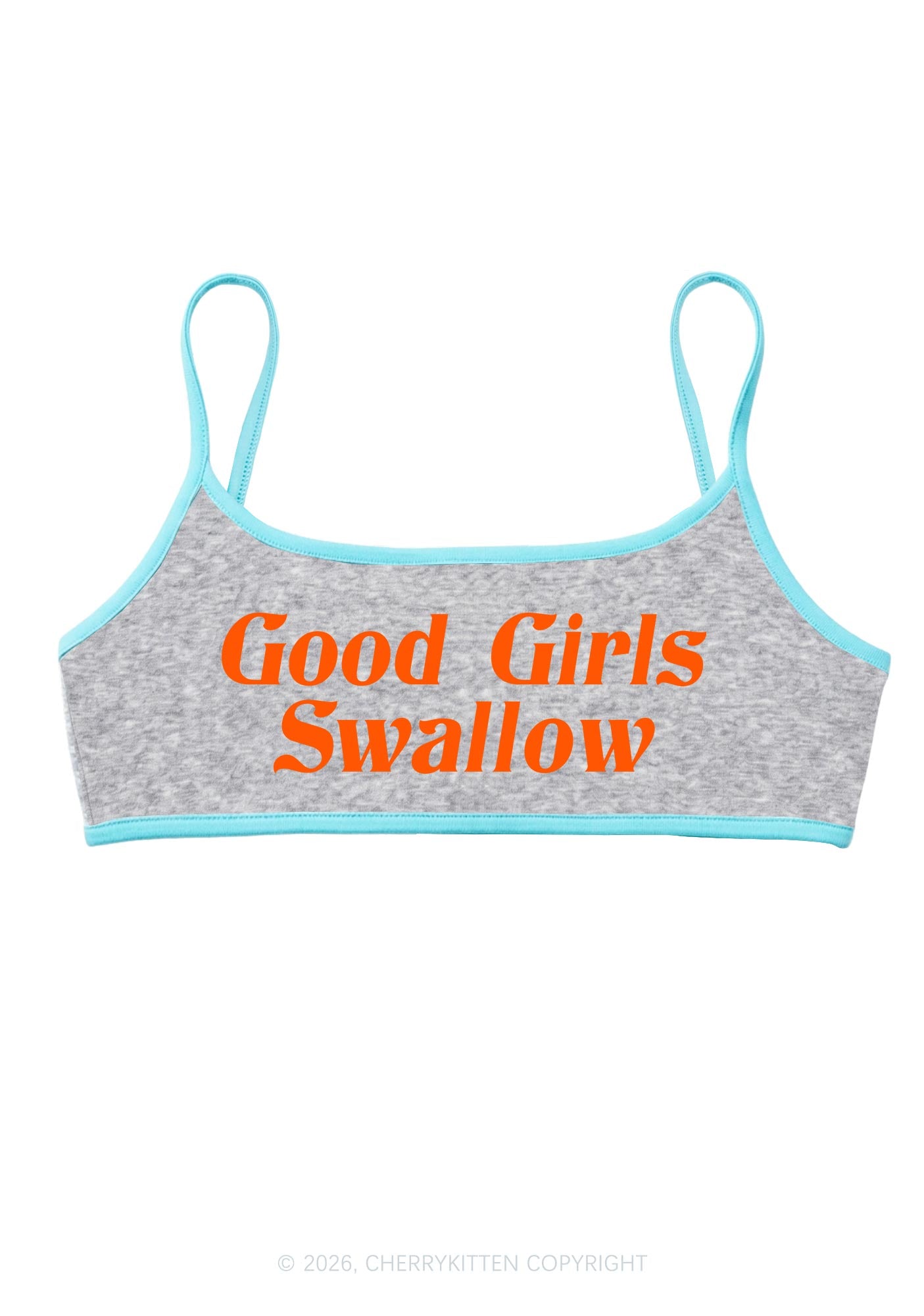 Good Girls Swallow Y2K Super Crop Cami Cherrykitten