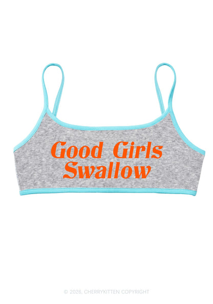Good Girls Swallow Y2K Super Crop Cami Cherrykitten