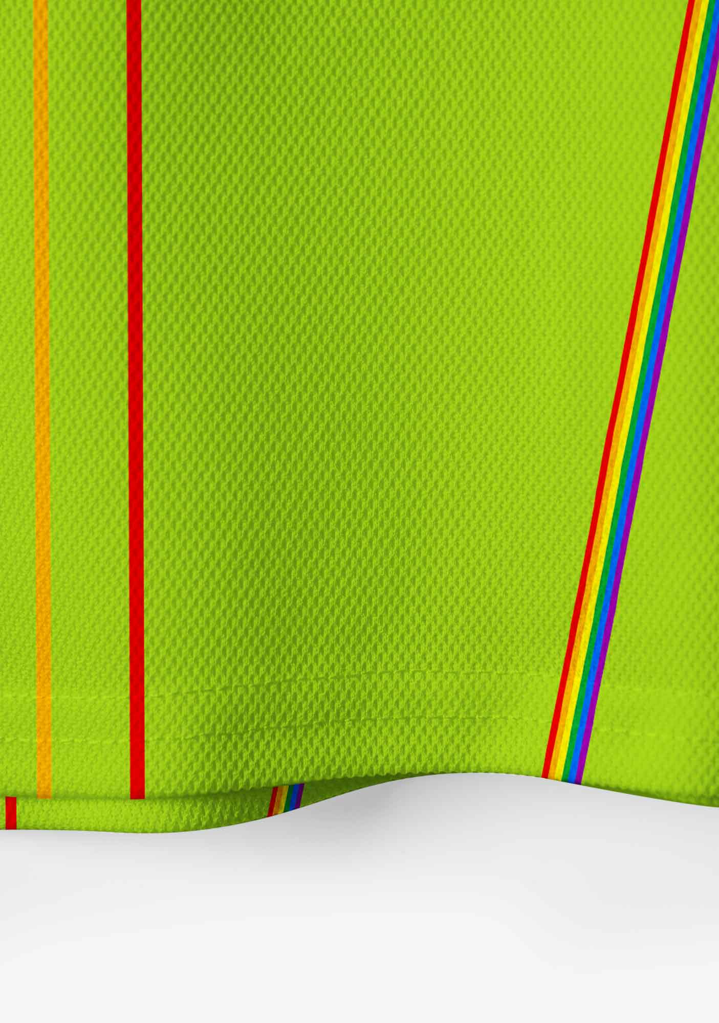 Green I Suffer From Gay Thoughts Pride Y2K Crop Sport Jersey Shirts Cherrykitten