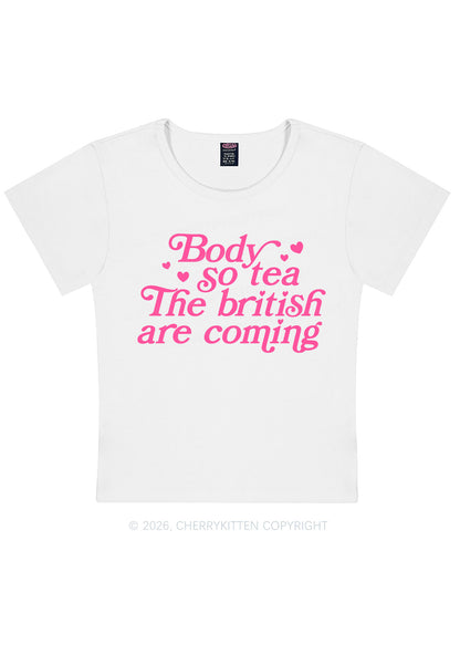 The British Are Coming Y2K Baby Tee Cherrykitten