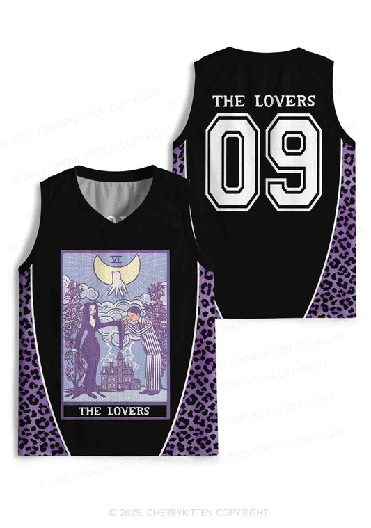 Custom Halloween Black The Lovers Y2K Sport Jersey Tank Cherrykitten