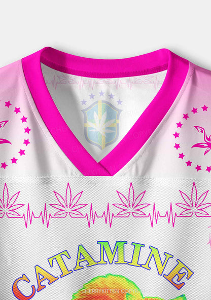 Thermal Catamine Y2K Crop Sport Jersey Shirts Cherrykitten