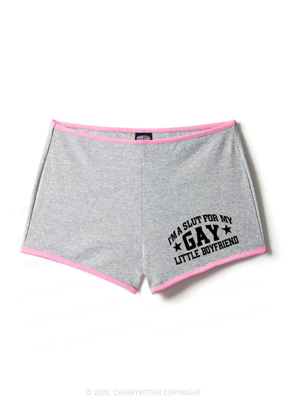 Im A Slxt For My Gay BF Pride Y2K Booty Shorts Cherrykitten