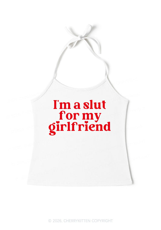 Slxt For My GF Valentine's Day Y2K Halter Neck Cami Cherrykitten