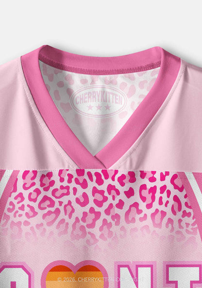 Lesbian Heart Cxxt Pride Y2K Crop Sport Jersey Shirts Cherrykitten