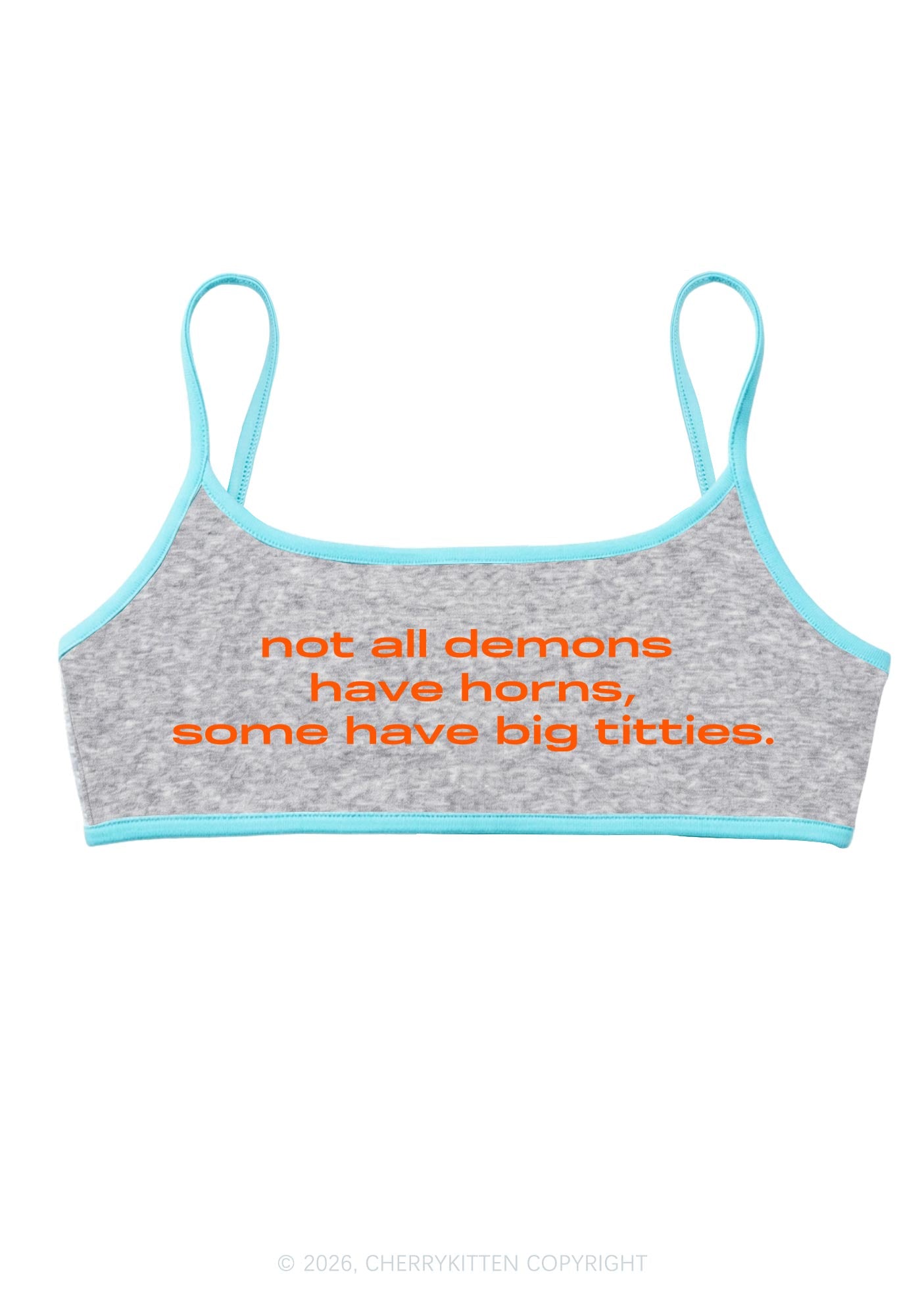 Big Txtties Demons Y2K Super Crop Cami Cherrykitten