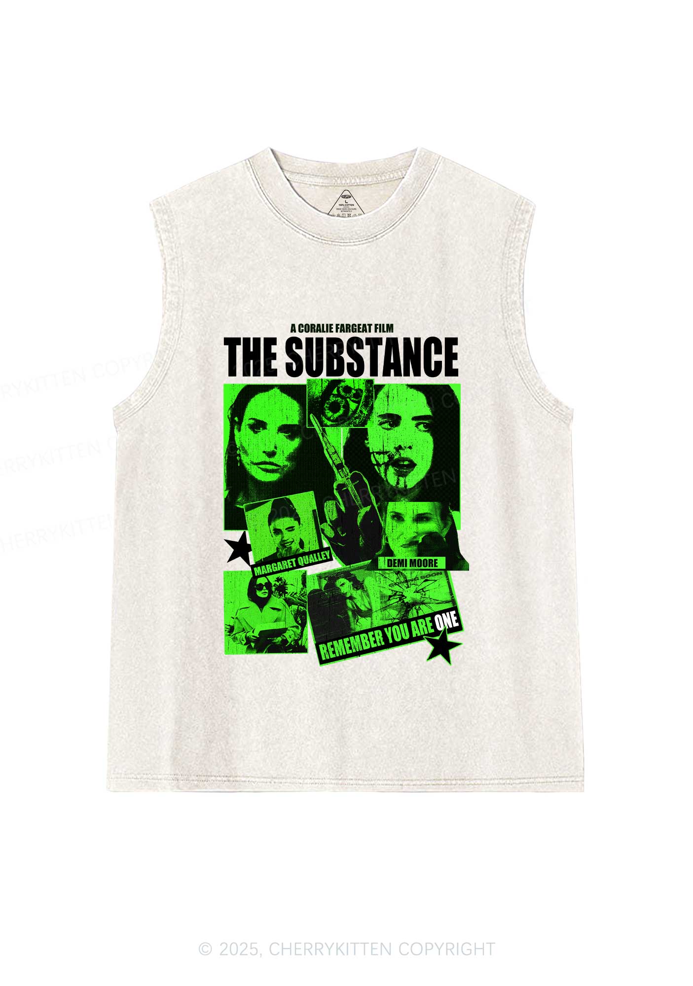 Halloween The Horror Movie Y2K Washed Muscle Tank Cherrykitte