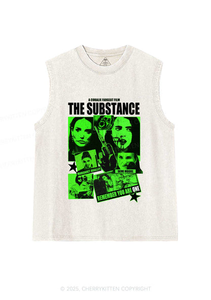 Halloween The Horror Movie Y2K Washed Muscle Tank Cherrykitte