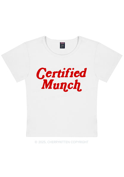 Certified Munch Y2K Baby Tee Cherrykitten