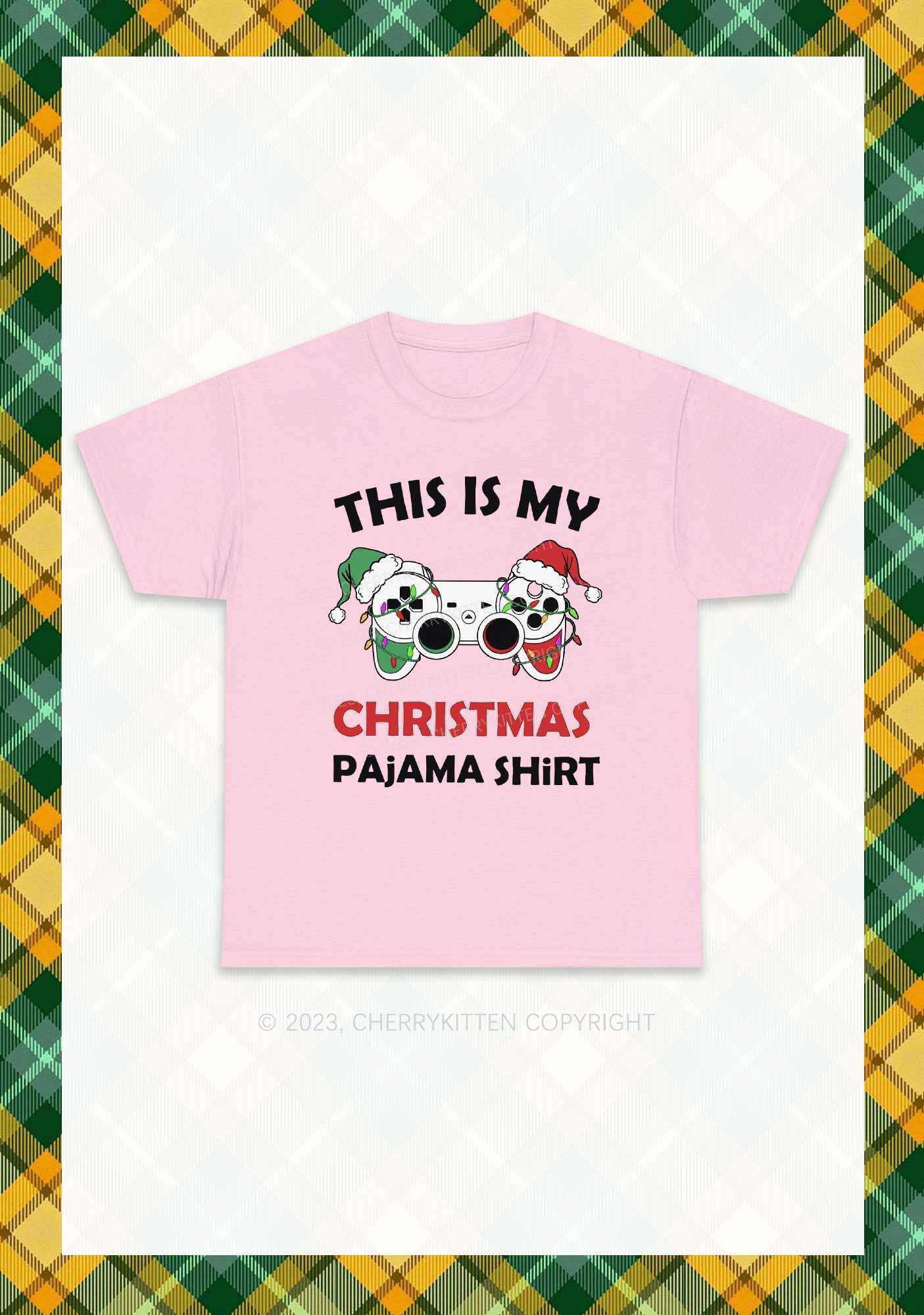 This Is My Christmas Pajama Shirt Chunky Shirt Cherrykitten