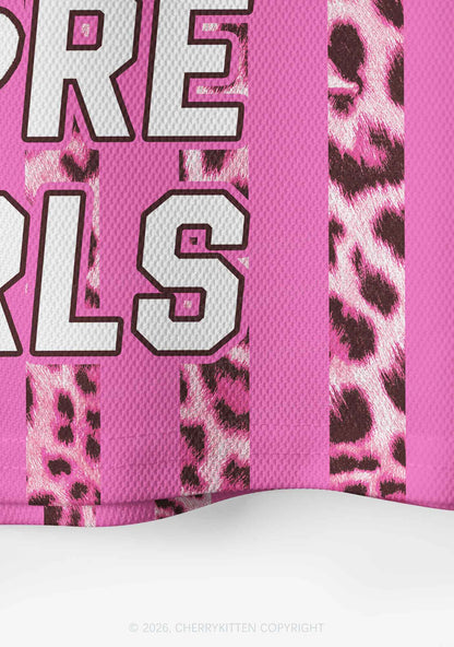 Kiss More Girls Leopard Butterfly Pride Y2K Crop Sport Jersey Shirts Cherrykitten