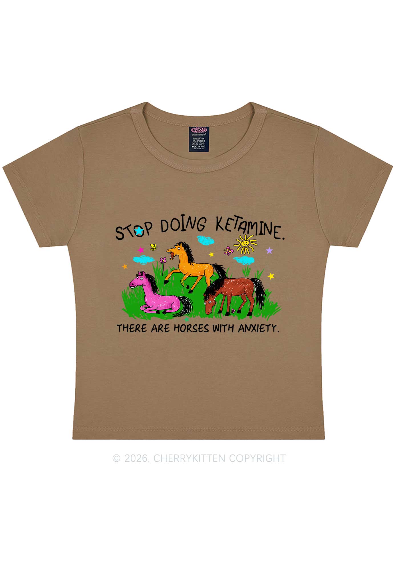 Stop Doing Kxxamine Y2K Baby Tee Cherrykitten