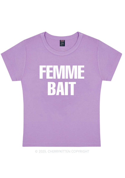 Femme Bait Y2K Baby Tee Cherrykitten