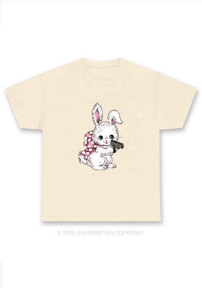 Bunny Shooting Y2K Chunky Shirt Cherrykitten