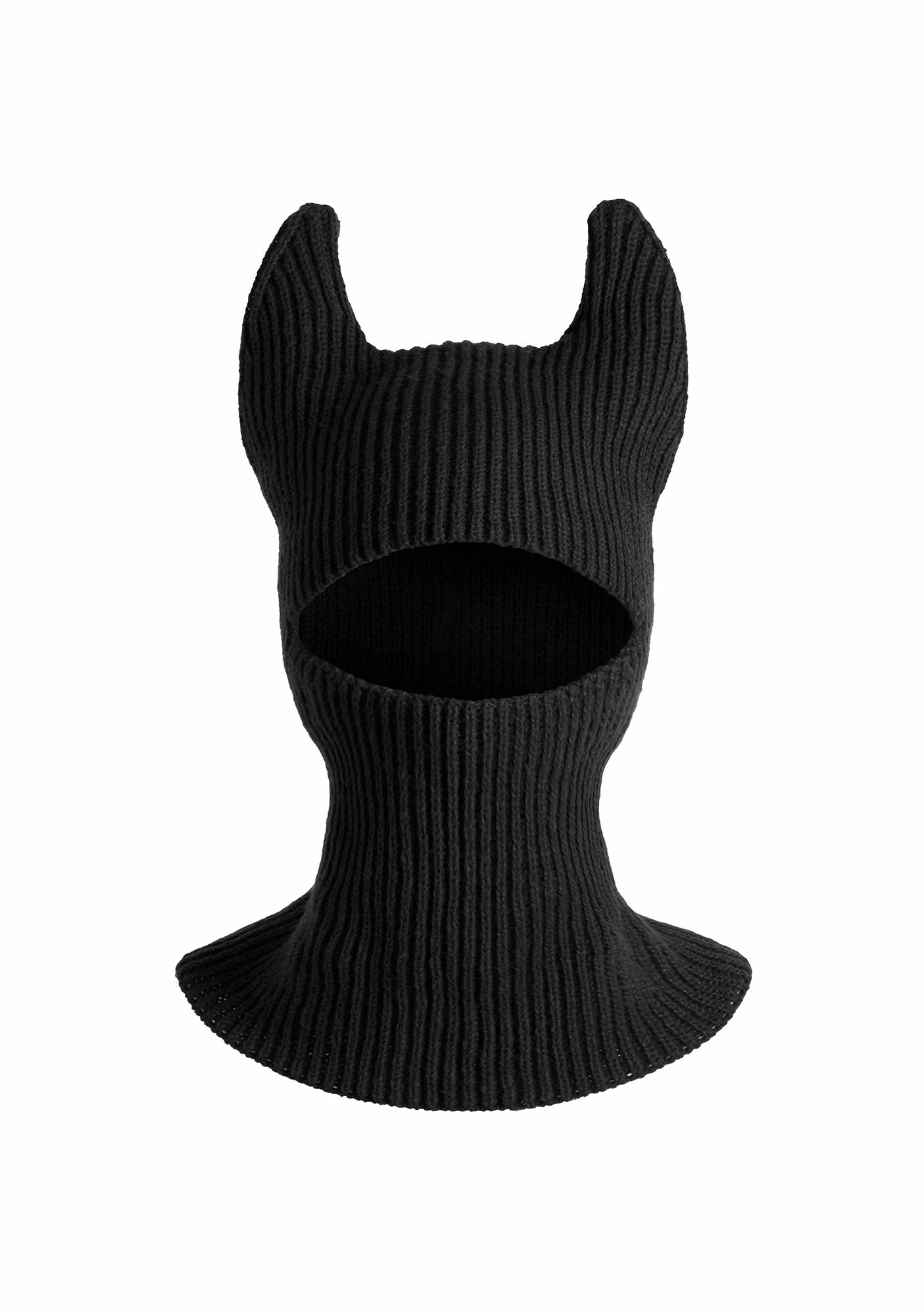 Halloween Y2K Devil Horn Knitted Hat Cherrykitten