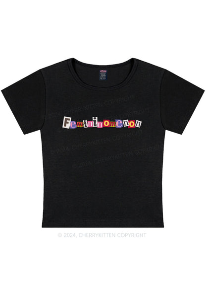 Femininomenon Y2K Baby Tee Cherrykitten