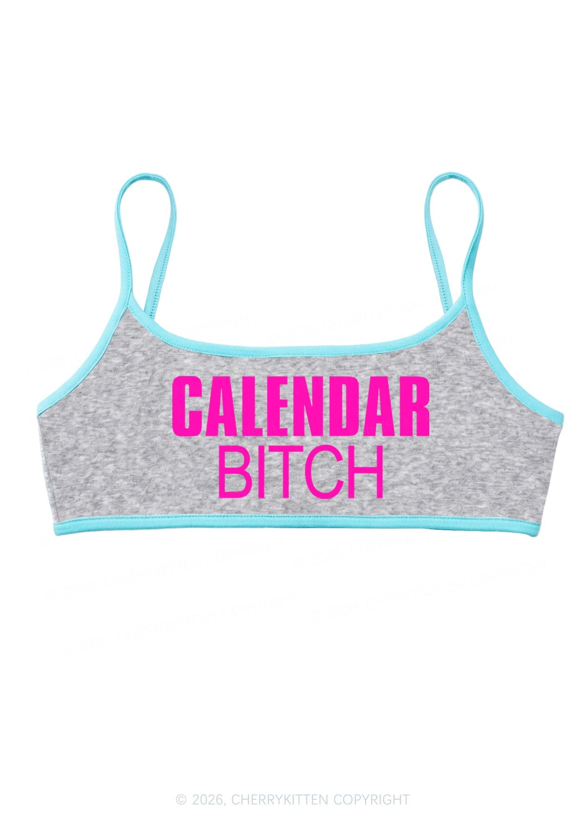 Calendar Bxxch Y2K Super Crop Cami Cherrykitten