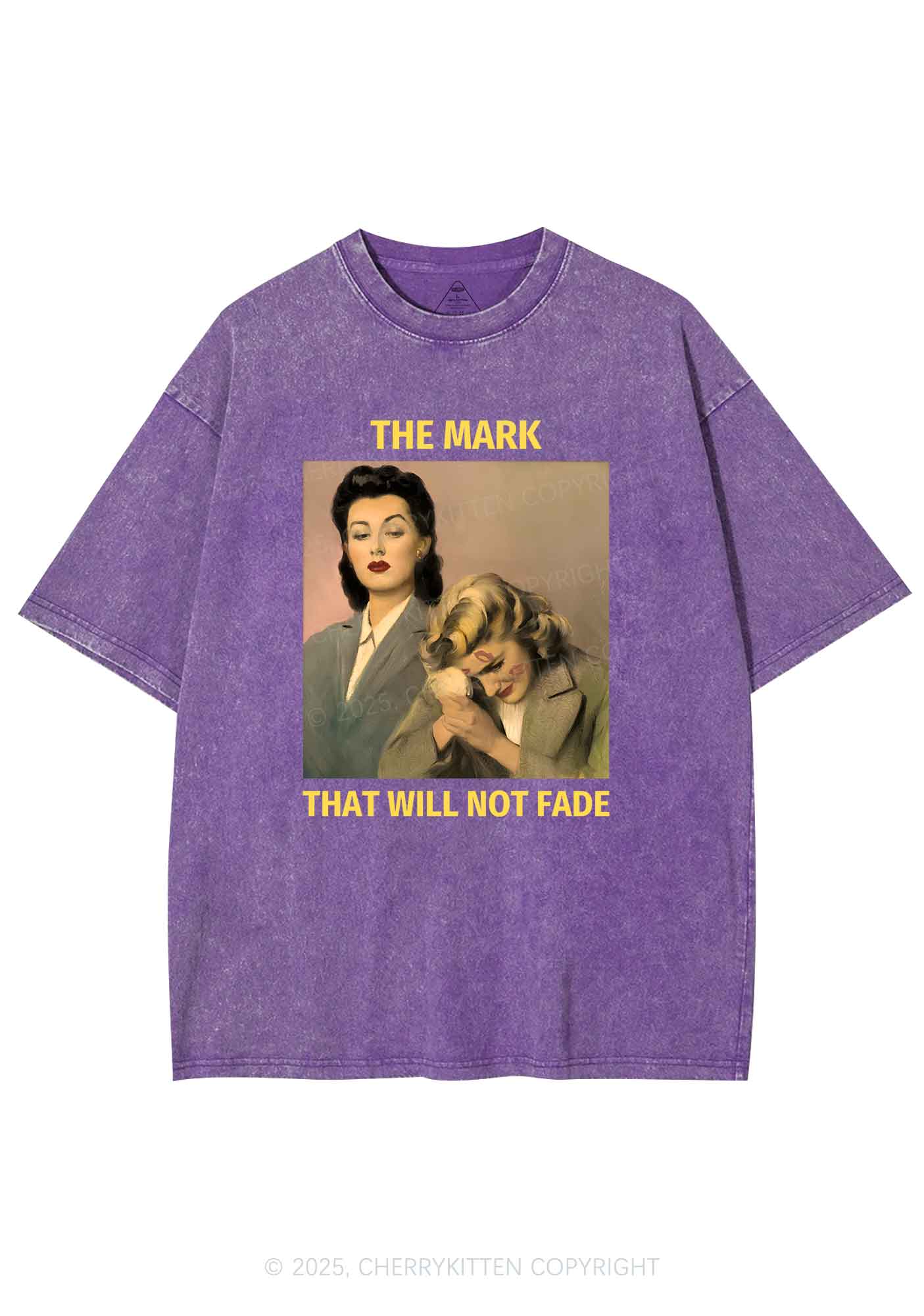 Mark Will Not Fade Pride Y2K Shirts Washed Tee Cherrykitten