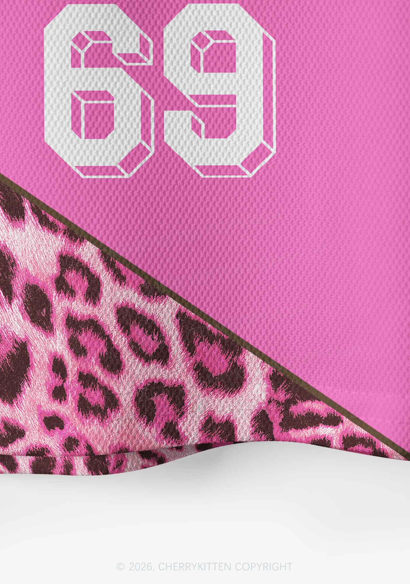 Slxt For My Gay BF Leopard Pride Y2K Crop Sport Jersey Shirts Cherrykitten