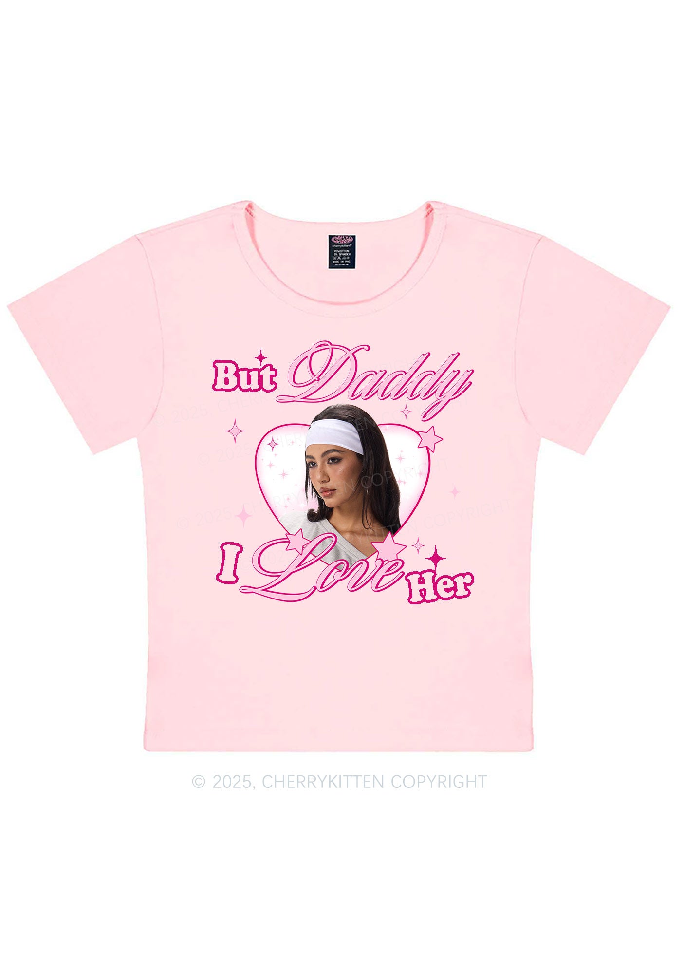 Custom But Daddy I Love Y2K Baby Tee Cherrykitten