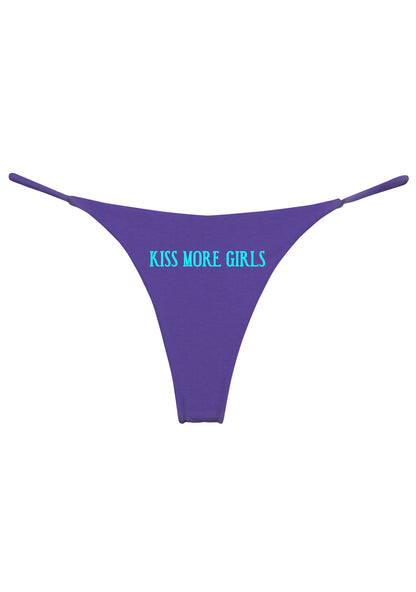 Kiss More Girls Pride Y2K Bikini String Thong Cherrykitten