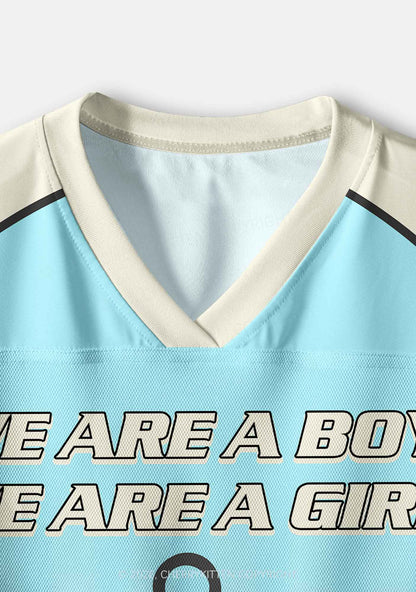 We Are A Boy Pride Y2K Crop Sport Jersey Shirts Cherrykitten