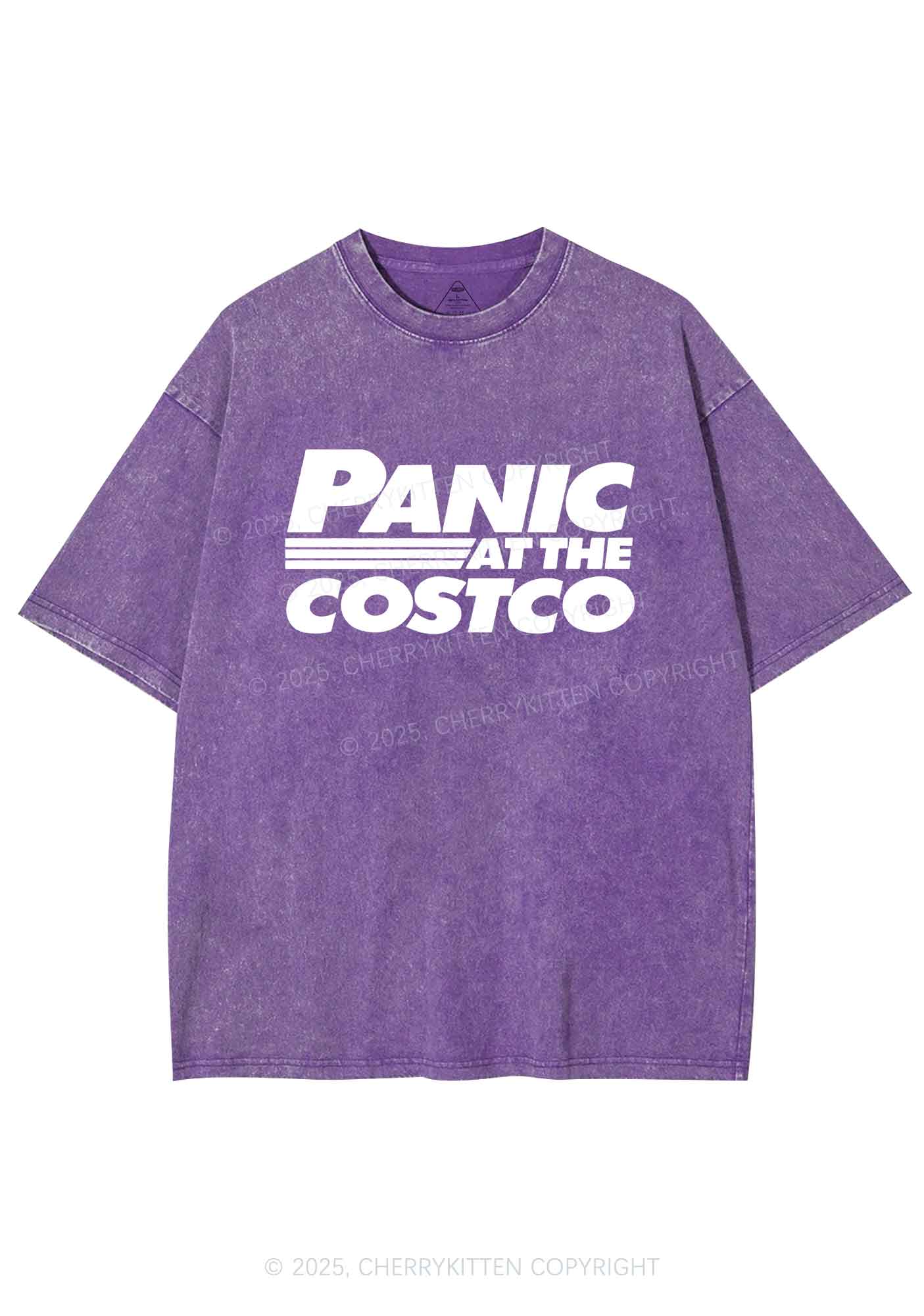 Panic Costco Y2K Shirts Washed Tee Cherrykitten